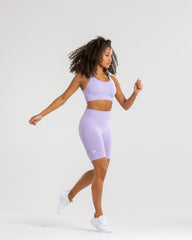 Power Seamless Cycling Shorts | Lilac