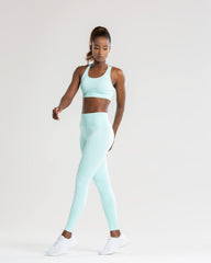 Power Seamless Leggings | Bleached Aqua