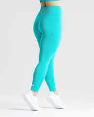 Power Seamless Leggings | Ceramic Turquoise