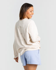 Comfort Oversized Long Sleeve T-Shirt | Sand