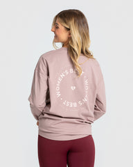 Comfort Oversized Long Sleeve T-Shirt | Taupe