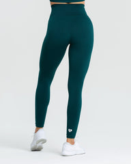 Move Seamless Leggings | Smaragd Green Solid