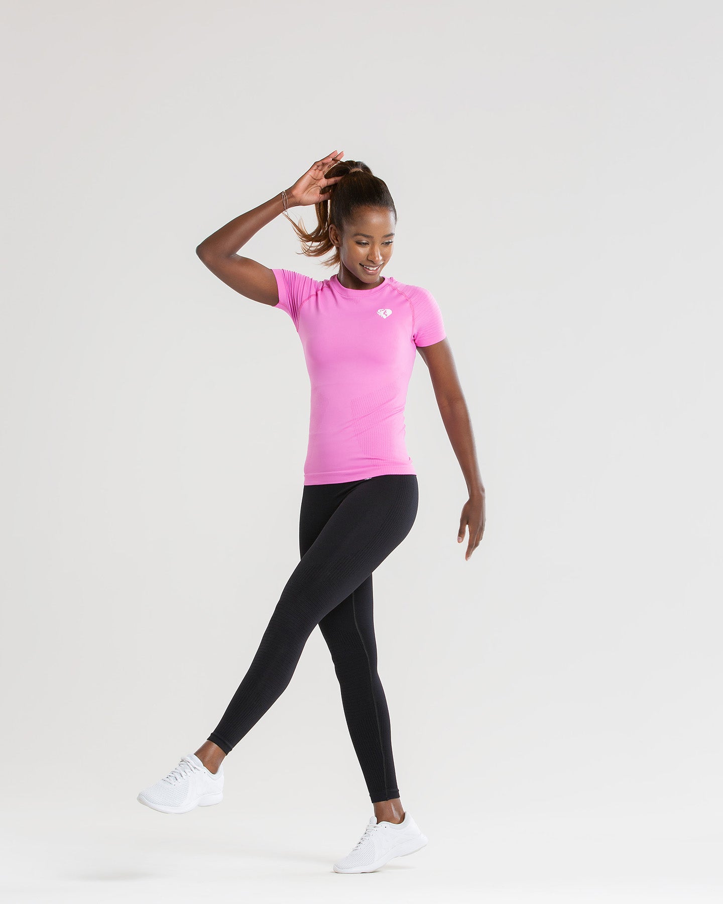 Power Seamless T-Shirt | Phlox Pink